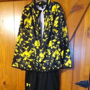 Boys Toddler Black/Yellow 4t UA Track Suit